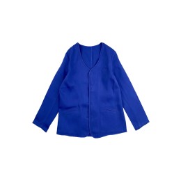 Custom Solid Blue Cool Coat Design Cardigan Solid Color Coat Cool Coat Manufacturer CAR042 Custom Solid Blue Cool Coat Design Cardigan Solid Color Coat Cool Coat Manufacturer CAR042